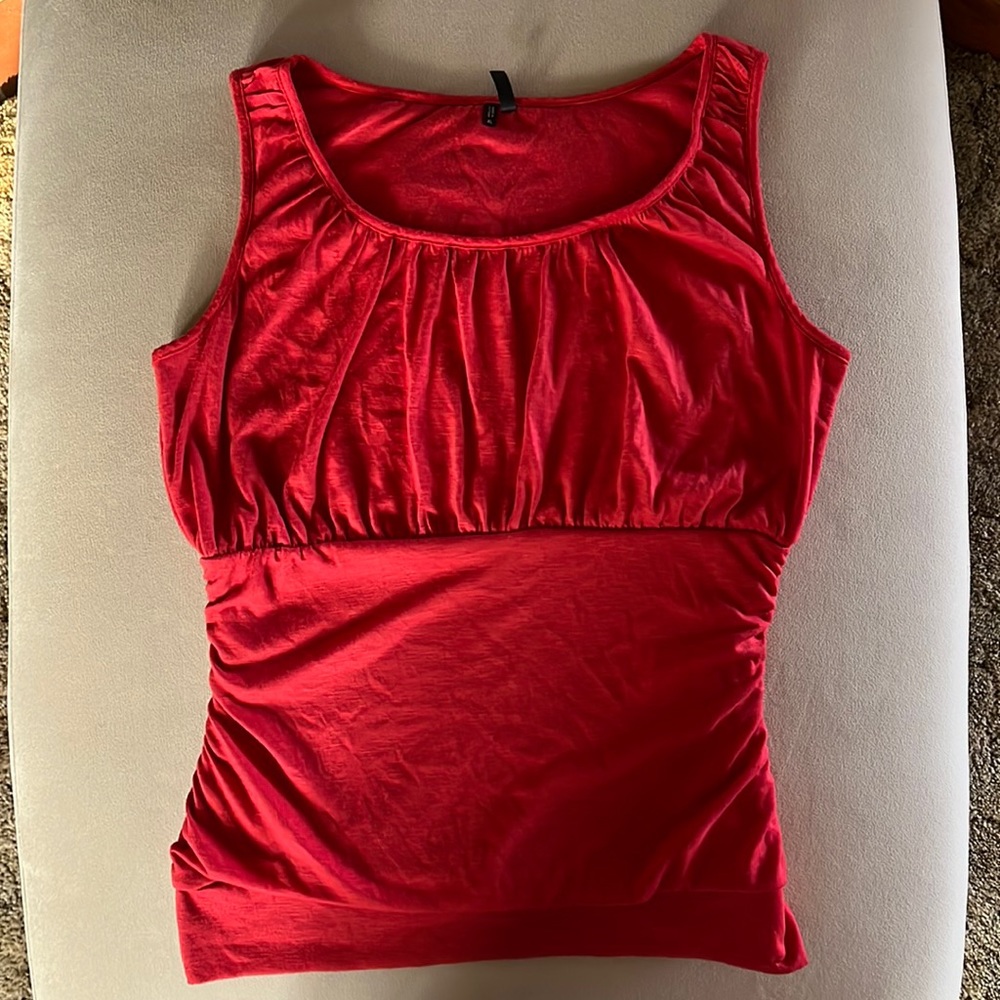 Red tank top, Maurice’s. Size XL